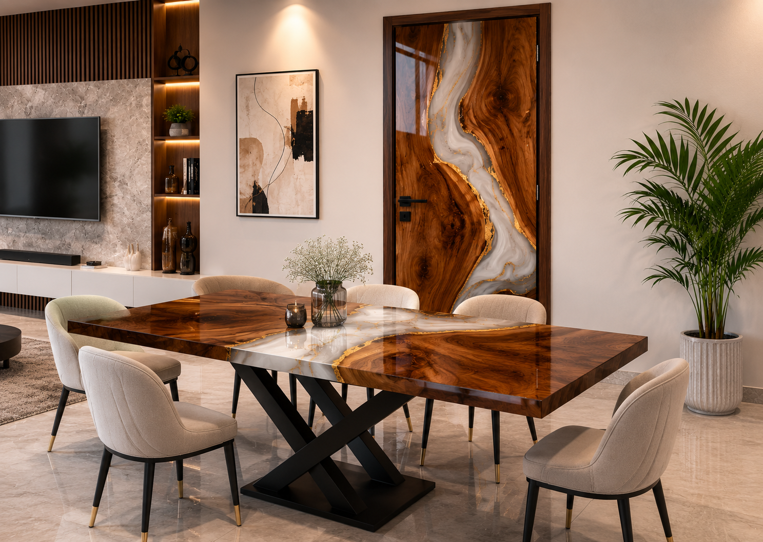 Epoxy Resin River Tables